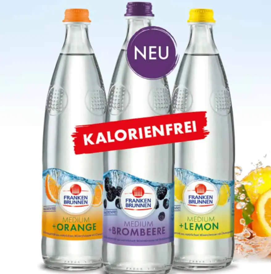 [BAYERN] Franken Brunnen Select bis zu 3 Flaschen gratis testen durch Geld-Zurück-Aktion