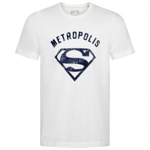 Gozoo X Superman Herren T Shirt Weiss