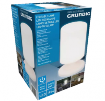 GRUNDIG Outdoor Tischlampe Tischlampe Weiss kaufen SATURN