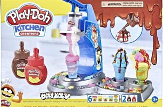 Hasbro Play Doh Drizzy Eismaschine mit Toppings