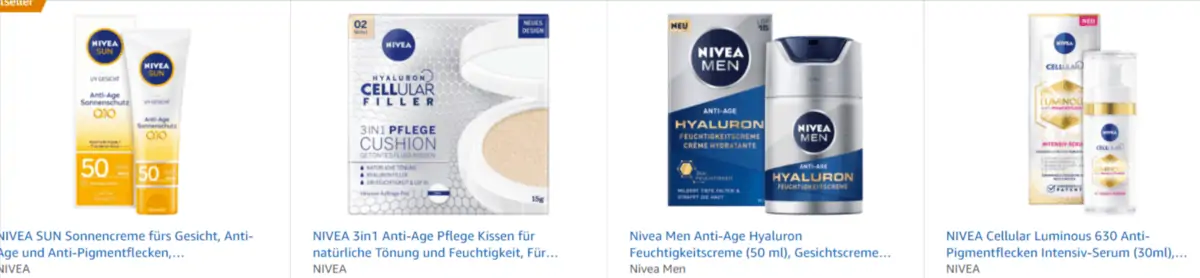Nivea Face: 3 € Sofortrabatt beim Kauf ab 9 € MBW