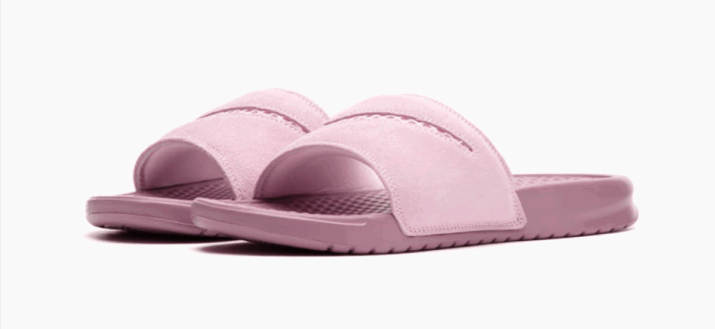 Nike Benassi Damen Badeschuhe Rosa