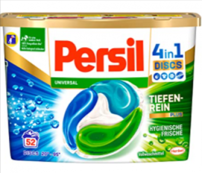 Persil Universal 4in1 Discs 52 Waschladungen Vollwaschmittel mit Tiefenrein Plus Technologie und langanhaltender Frische Waschmittel fuer leuchtende Farben Amazon de Drogerie Koerperpflege