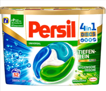 Persil Universal 4In1 Discs 52 Waschladungen Vollwaschmittel Mit Tiefenrein Plus Technologie Und Langanhaltender Frische Waschmittel Fuer Leuchtende Farben Amazon De Drogerie Koerperpflege