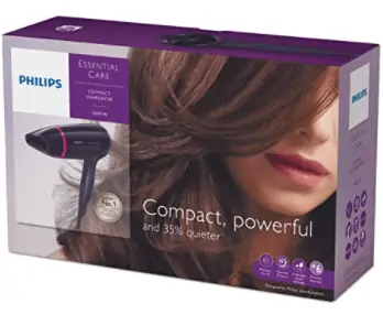 Philips BHD002/00 EssentialCare Reisehaartrockner, violett für 8,99€ (Prime)