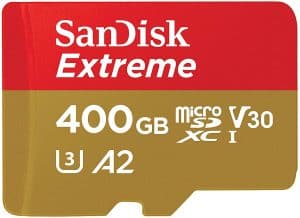 Sandisk Extreme A2 U3 V30 Microsd Speicherkarte 400 Gb