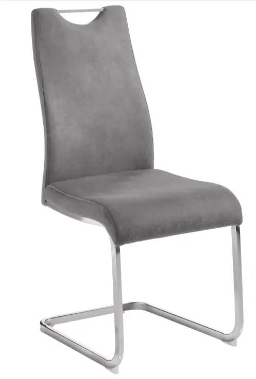 time your style SCHWINGSTUHL Mikrofaser Grau & Chromfarben für 43,85 € inkl. Versand (statt 75 €)