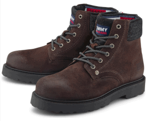 Tommy Jeans Schnuer Boots Mittelbraun