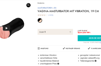 Vagina Masturbator mit Vibration