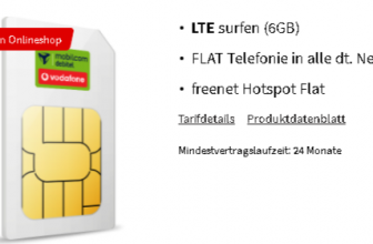 Vodafone green LTE 6GB Promotion MediaMarkt Tarifwelt