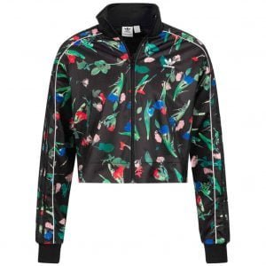 Adidas Originals Bellista All Over Print Cropped Damen Trainingsjacke