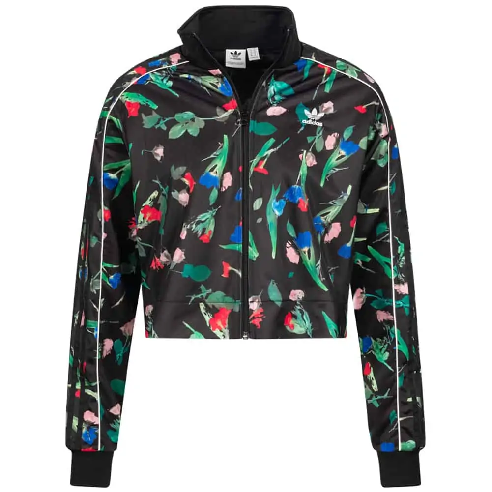 adidas Originals Bellista All Over Print Cropped Damen Trainingsjacke (Gr. 30 bis 42) für 39,94 € inkl. Versand (statt 52,96 €)
