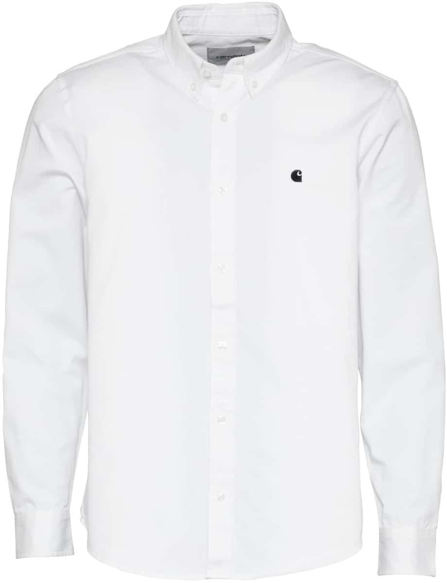 Carhartt L S Madison Shirt White I023339 0294