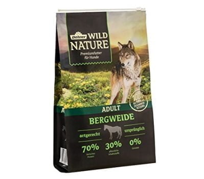 dehner wild nature hundetrockenfutter adult bergweide 4 kg 2