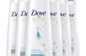 dove haarpflege 2 in 1 shampoo splung tgliche feuchtigkeit 6er pack 6 x 2