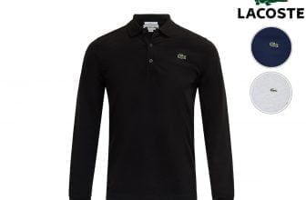 lacoste langarm poloshirt fr herren slim fit