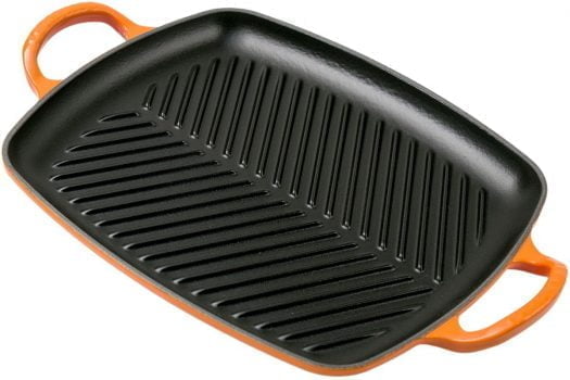 le creuset la fonte grillpfanne 30 cm ofenrot