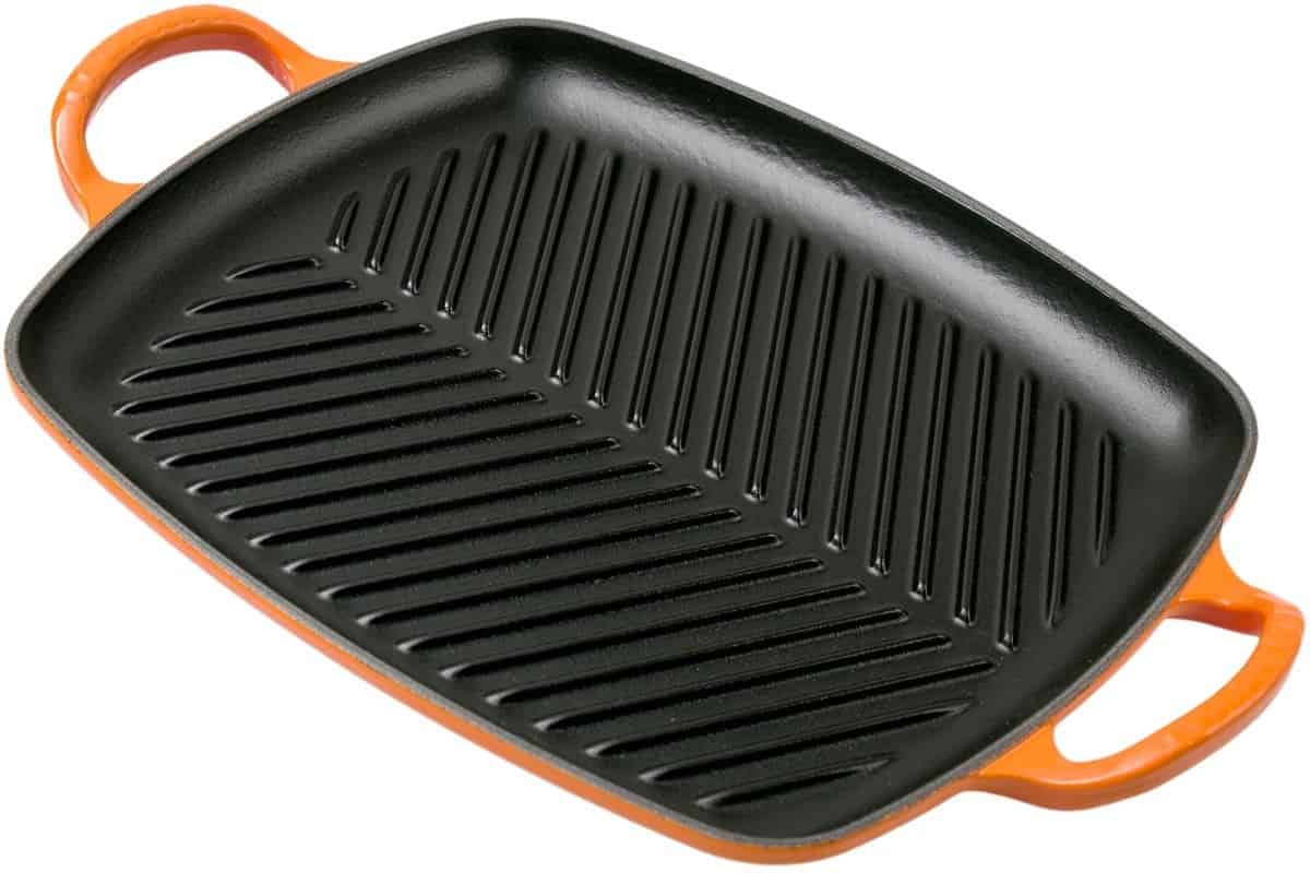 Le Creuset La Fonte Grillpfanne 30 Cm Ofenrot