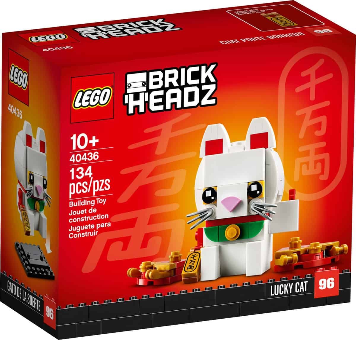 Lego Brick Headz Glueckskatze 40436