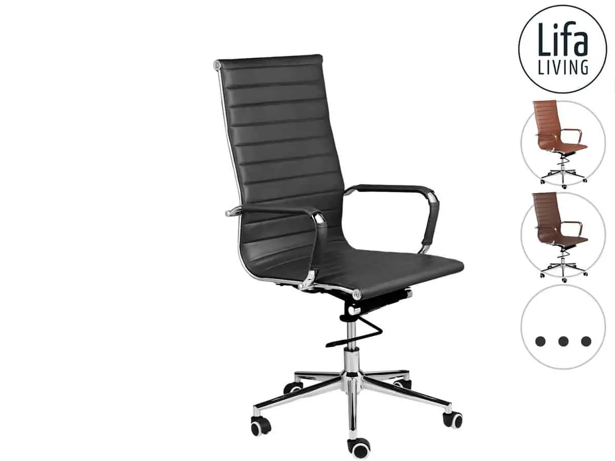 Lifa Living Brisbane Bürosessel [in 4 Farben verfügbar] für 128,90€ inkl. Versand