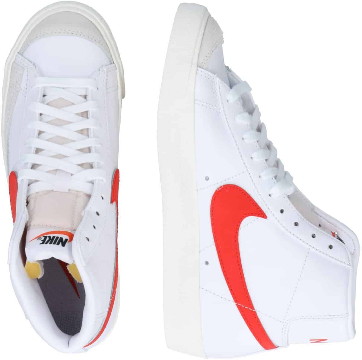 Nike Blazer Mid 77 Vintage Women White Hyper Crimson Black Royal Pulse 1