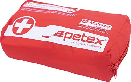 petex 43930012 verbandtasche inhalt nach din 13164 rot 3