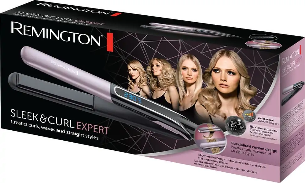 Remington S6700 Sleek & Curl Expert Haarglät­ter in Lila für 29,99€ inkl. Versand statt 39,95€