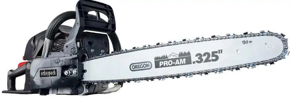 Scheppach Benzin-Kettensäge CSH56 [Durchzugstarker 3,1 PS 2-Takt Motor mit 56 cm³ Motor] für 103,95€ inkl. Versand statt 128,67€