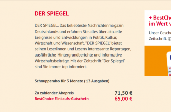 spiegel schnupperabo