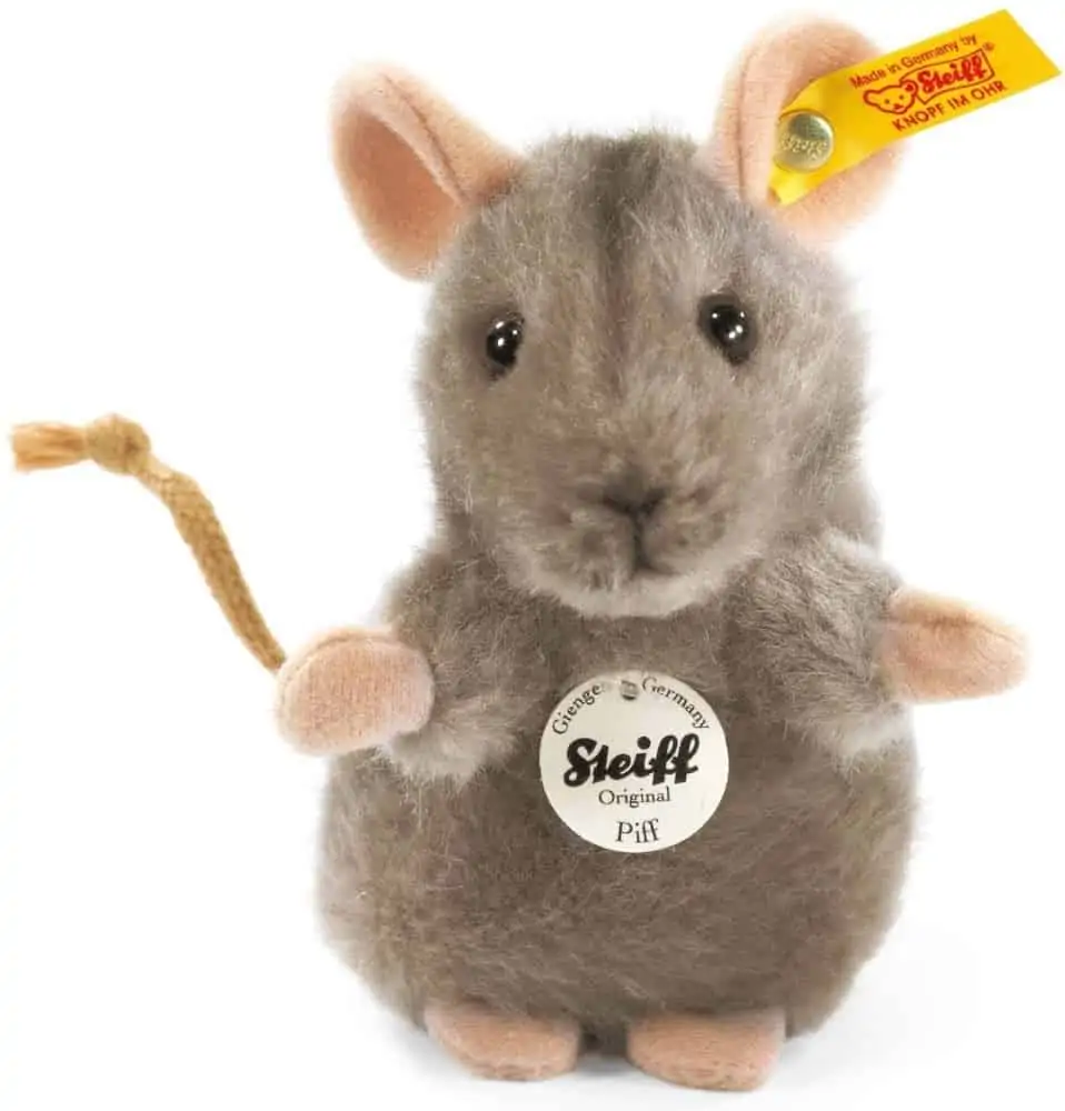 Steiff 056222 Piff 10 grau aufwartend Maus für 18,99€ [Prime] statt 23,69€
