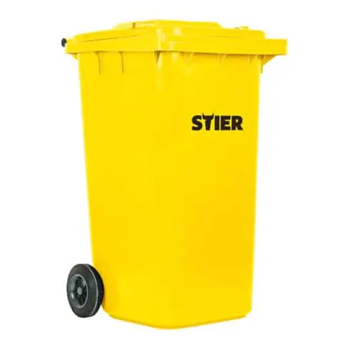 STIER 2-Rad-Müllgroßbehälter 240 Liter (BxTxH 576x720x1067 mm) für 56,33€ inkl. Versand statt 79,62€