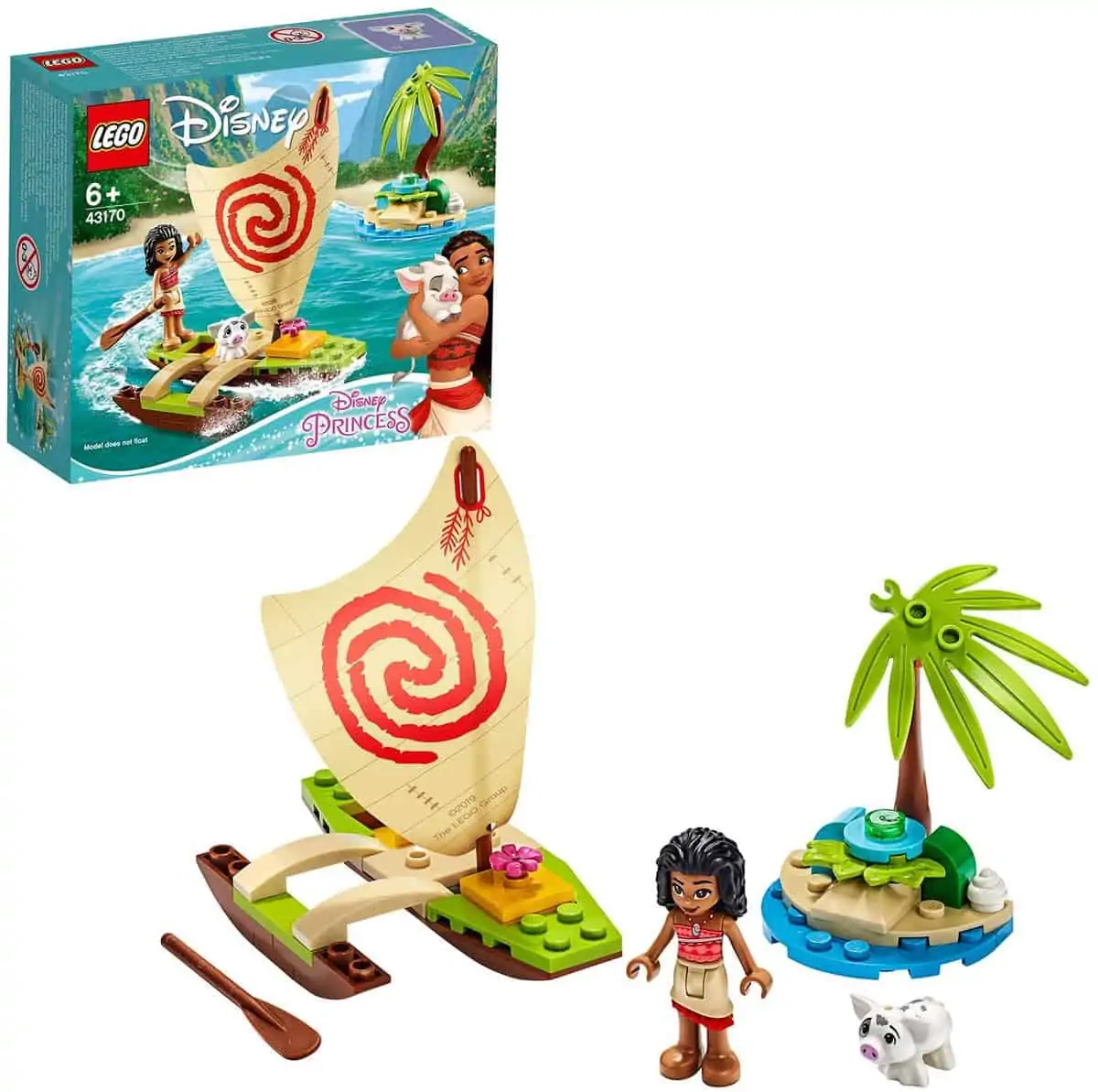 LEGO Disney Princess – Vaianas Boot (43170) für 15,98€ inkl. Versand statt 23,49€