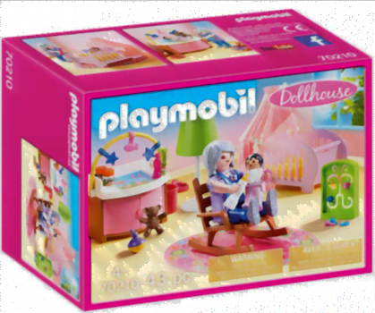 Amazon de PLAYMOBIL Dollhouse 70210 Babyzimmer ab 4 Jahren