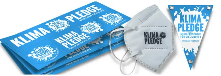 Gratis: FFP 2 Maske + Wimpel und Sticker