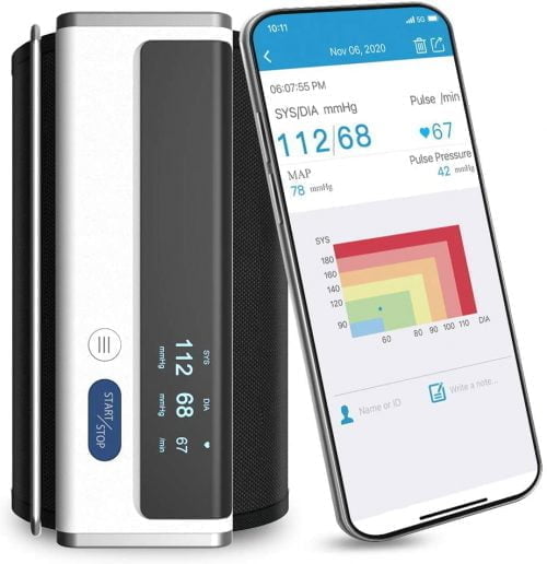 Armfit Bluetooth Blutdruckmessgerät mit drahtloser Blutdruckmanschette & App Auswertung für 47,99 € inkl. Versand