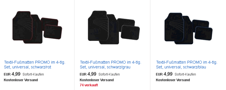 Artikel zum Verkauf von autoteilestore eBay