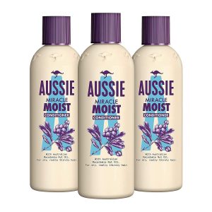 Aussie Miracle Moist Pflegespuelung Fuer Trockenes Durstiges Haar 3Er Pack