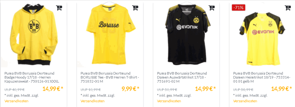 Bvb Superdeal Dealbird Top Marken Top Preise