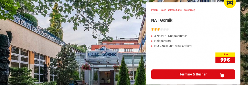 Detailseite · Netto Reisen Einfach bequem online Ihren Traumurlaub buchen