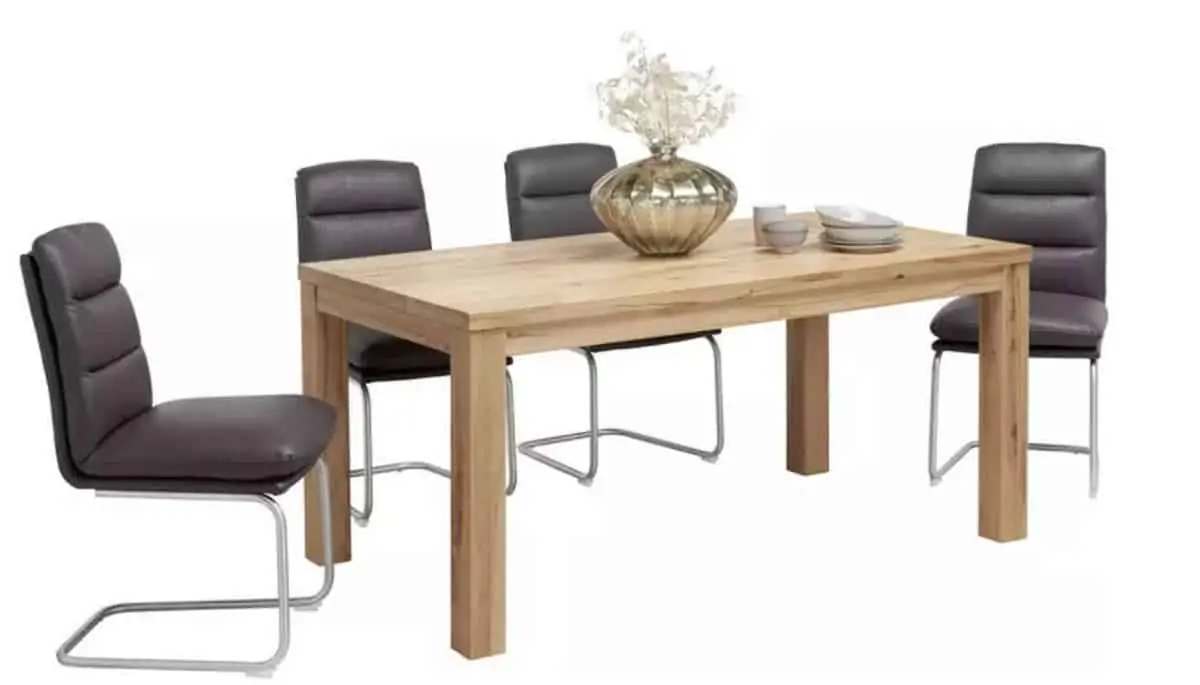 ESSTISCH Wildkernbuche massiv geölt (160/90/75 cm, 200 kg Belastbarkeit) für 238,95€ inkl. Versand [Abholung 199€] statt 300€