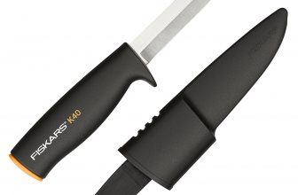 Fiskars Universalmesser K, Inklusive Köcher zum sicheren Verstauen,