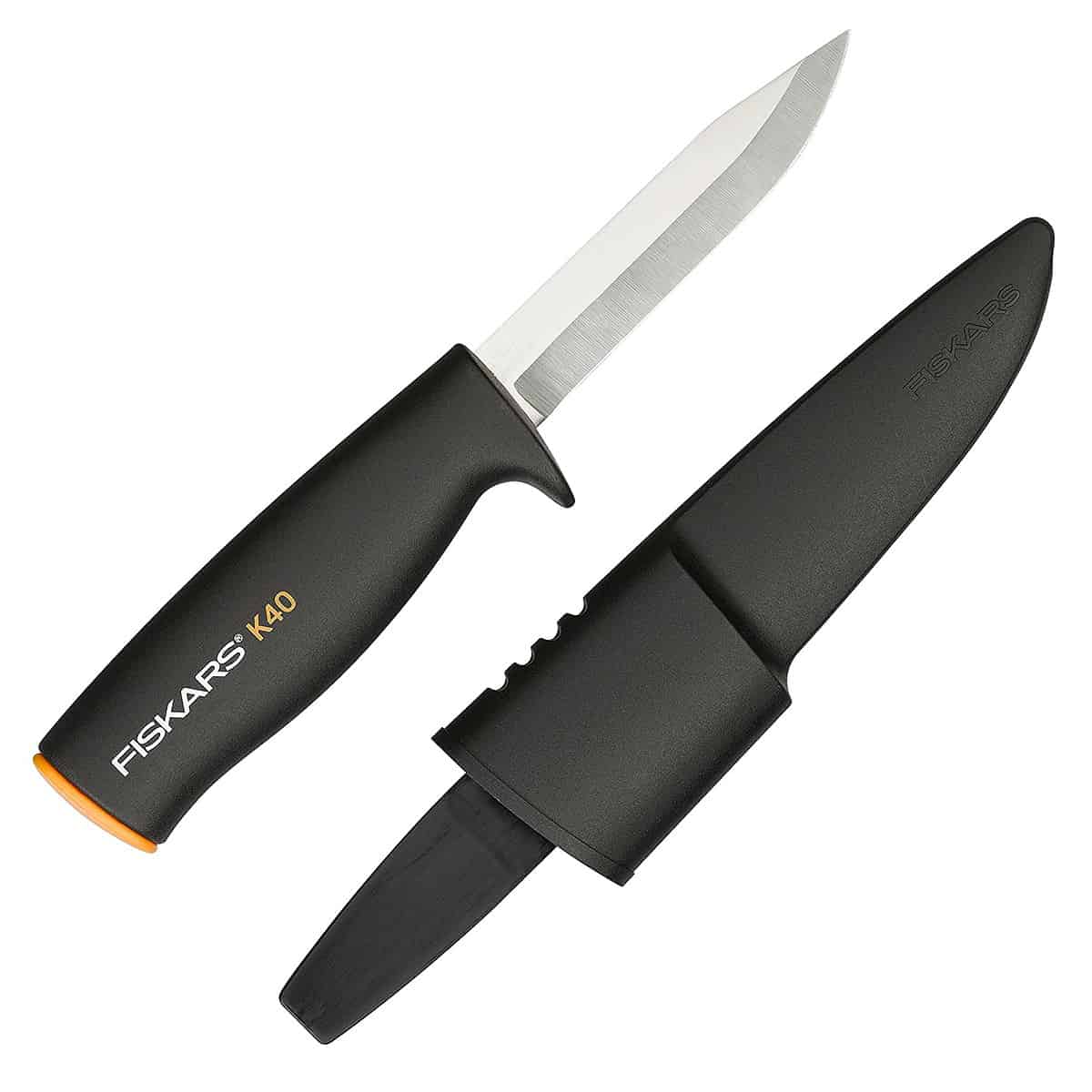 Fiskars Universalmesser K, Inklusive Köcher Zum Sicheren Verstauen,