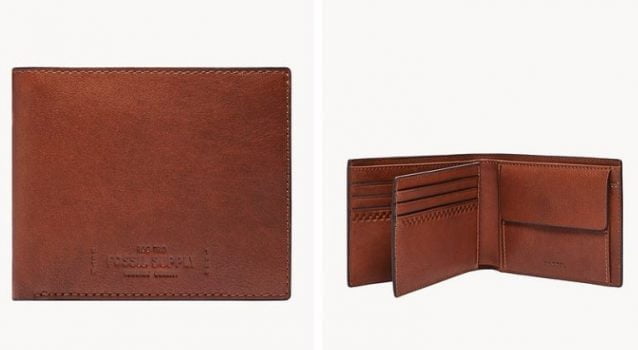 Fossil Grosse Bifold Geldboerse Gregg mit Muenzfach