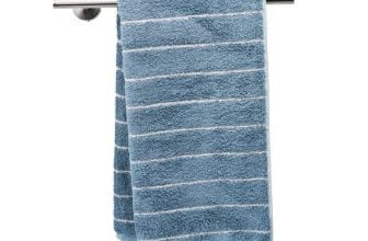 Gaestehandtuch SOFIL STRIPE staubblau