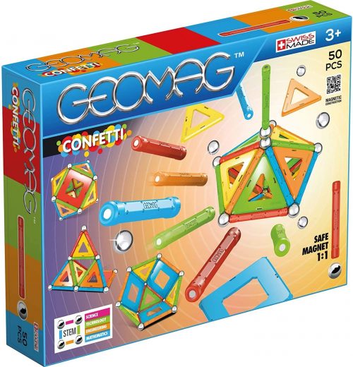 Geomag Confetti Magnetkonstruktionen und Lernspiele 50-teilig (00352) für 12,96 € inkl. Prime-Versand