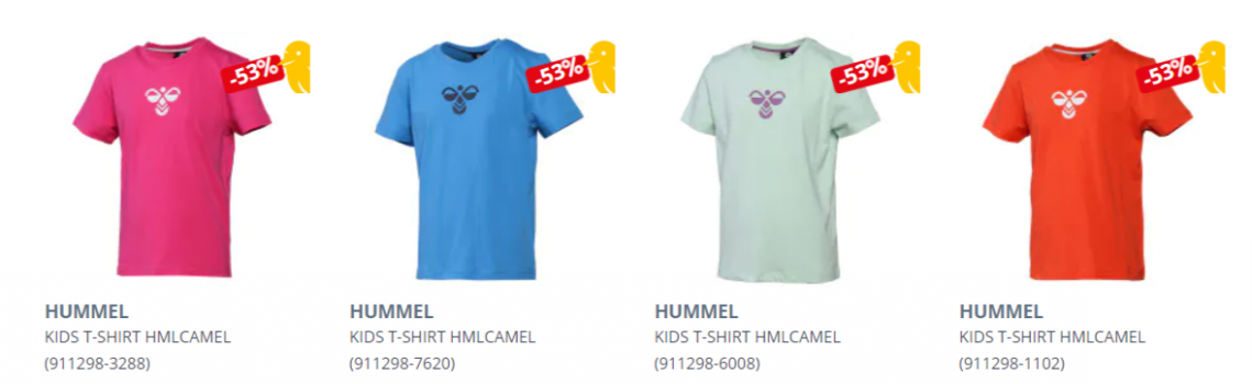 HUMMEL HMLCAMEL Kinder T Shirt e1622034741141