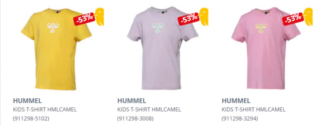 Hummel Hmlcamel Kinder T Shirt 3