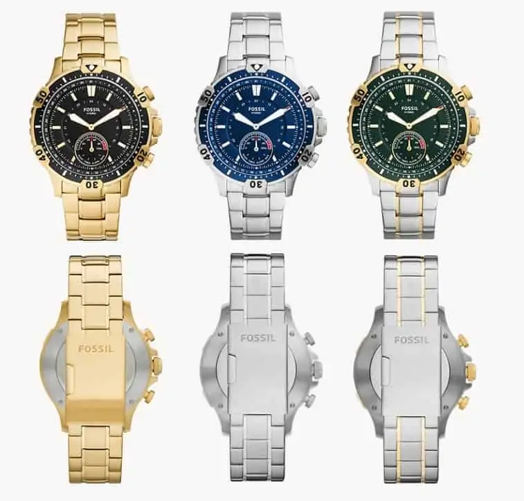 Fossil Hybrid Smartwatch Garrett Edelstahl (in 3 Varianten) für 79,60€ inkl. Versand statt 199€