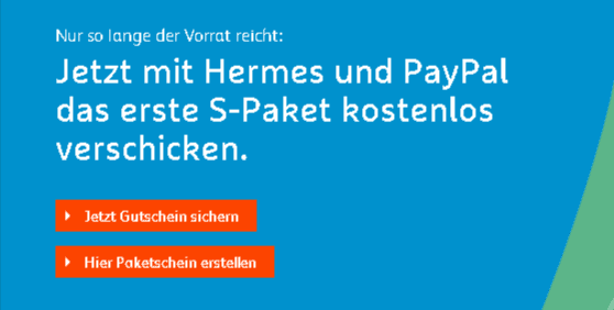 [User Deal]Hermes Paket S GRATIS verschicken