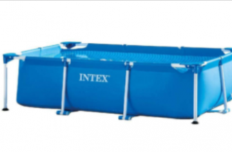 Intex Rectangular Frame Pool Aufstellpool 260 x 160 x 65 cm Amazon de Garten